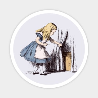 Alice and the Little Door Magnet